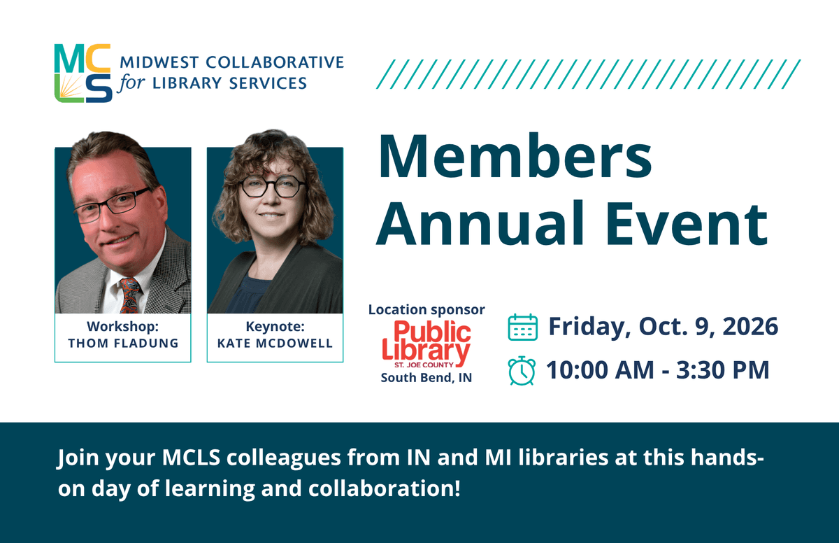 Join MCLS for a day of hands-on learning at the 2026 Members Annual Event!
