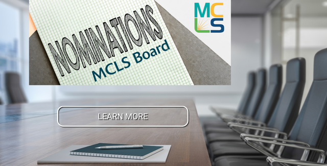 MCLS seeks 2027–2029 nominations MCLS seeks 2027–2029 nominations