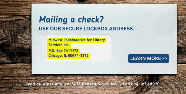 Send checks to our lockbox address Send checks to our lockbox address